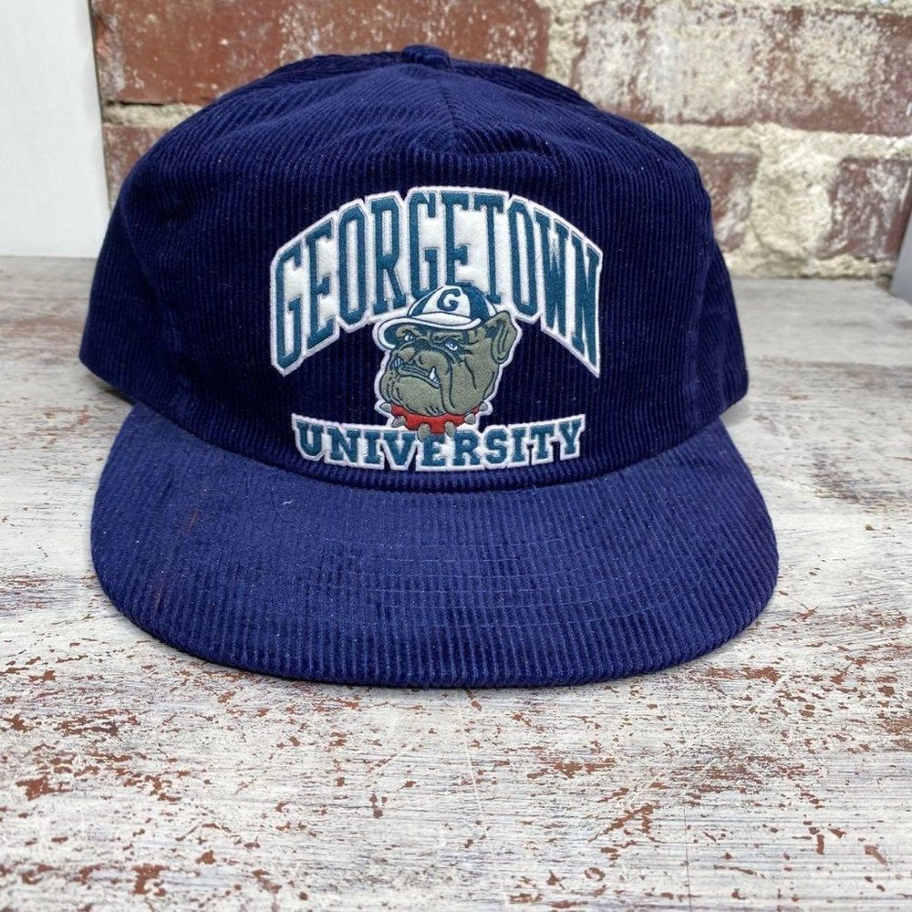 Vintage Georgetown Bulldogs corduroy hat - Picture 9 of 9